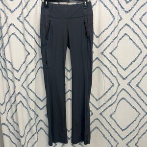 Grey’s Anatomy flare gray scrub pants